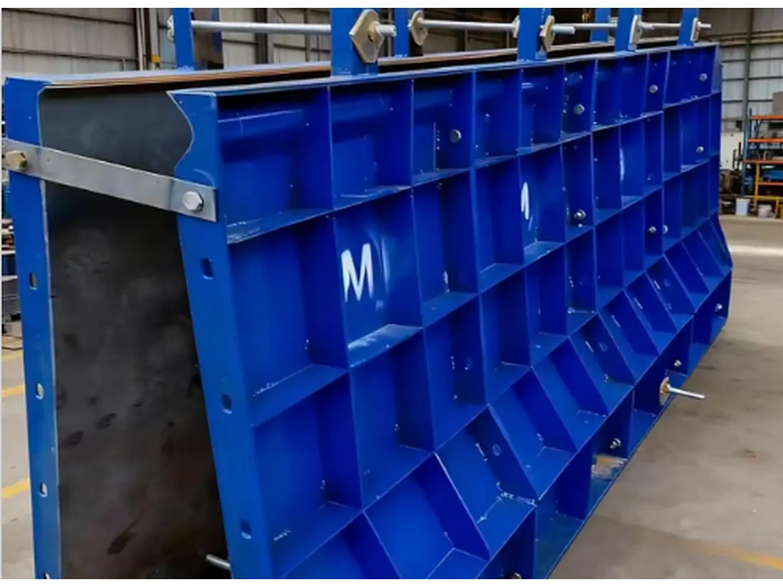 Guardrail steel formwork