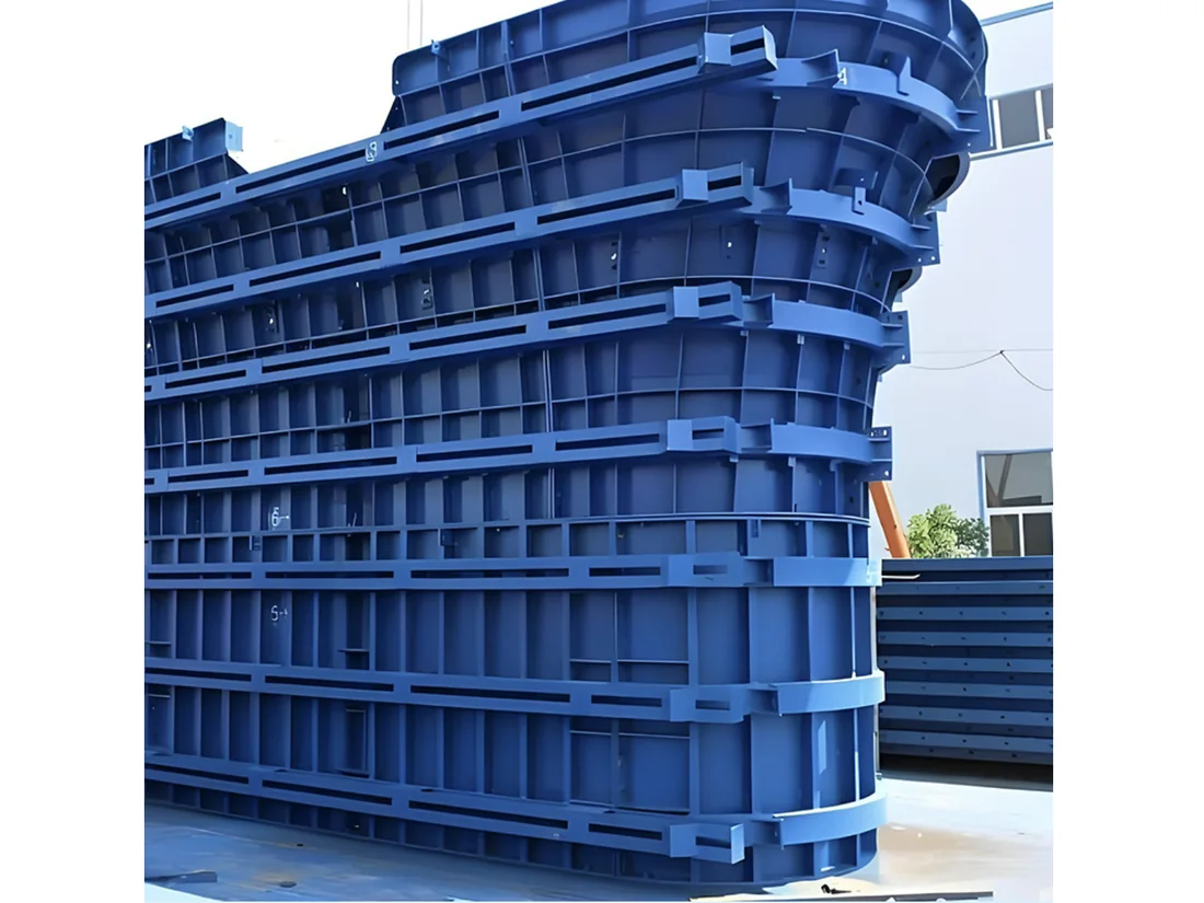 Custom pier steel formwork